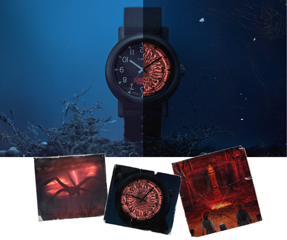 Stranger Things Timex Landing Page