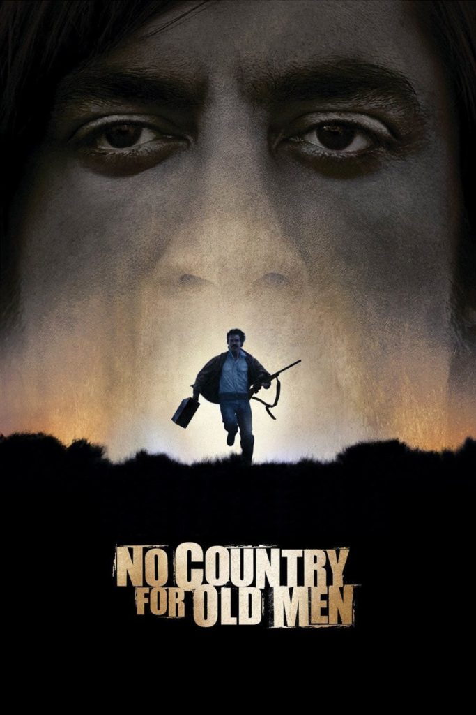 No country for old Men movie poster, streaming this weekend.
