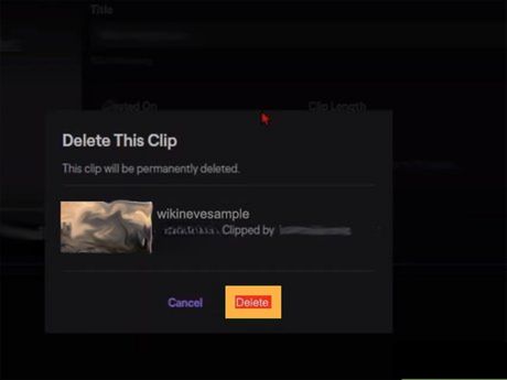 How to delete clips on Twitch (step-by-step with picture)